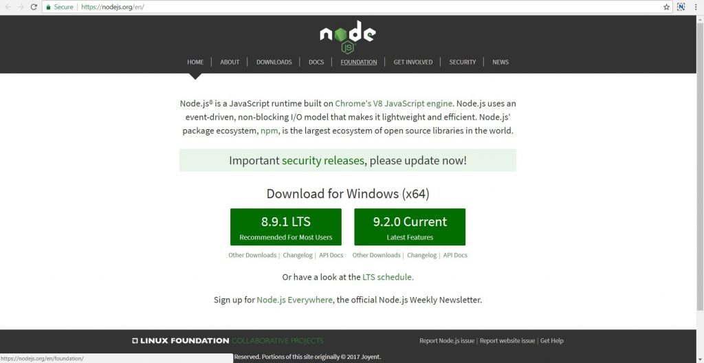 download node.js