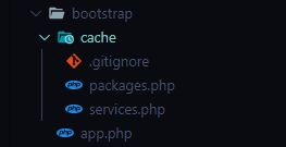 laravel bootstrap directory strucutre